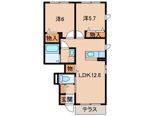 シャーメゾン大谷の物件間取画像